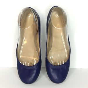 J Crew Cece Ballet Flats Leather Made In Italy